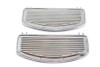 V-Twin - Driver Footboard Set With Ribbed Design