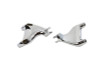 V-Twin #057099 - Footpeg Bracket Set Passenger Chrome