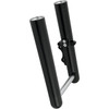 Arlen Ness #06-555 - Fork Legs - Black Anodized - Hot Legs - Custom Single Disc - Smooth - '00-'06 FLST