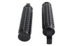 Wyatt Gatling #78070B - Black Grained Style Footpeg Set