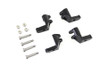V-Twin - Driver Footboard Relocator Kit Black