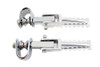 V-Twin #78365A - Moto Footpeg Set with Clamp