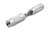 Wyatt Gatling #17-0312KB - Silver Knurled Four Grooved Footpeg Set