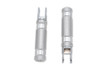 Wyatt Gatling #17-0311KB - Silver Knurled Four Grooved Footpeg Set