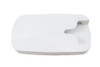 V-Twin #78752W - White Brake Pedal Rubber