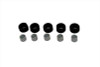 V-Twin #74663RB - Chain Guard Rubber and Steel Bushing Set