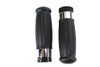V-Twin #76987 - Black Grip Set 1909 Style