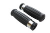 V-Twin #76987 - Black Grip Set 1909 Style