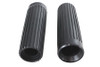 V-Twin - Replica Rib Style Grip Set Black