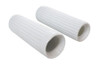 V-Twin - Replica Rib Style Grip Set White