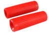 V-Twin - Replica Rib Style Grip Set Red