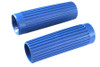 V-Twin - Replica Rib Style Grip Set Blue