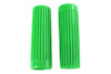 V-Twin - Replica Rib Style Grip Set Green