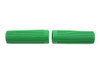 V-Twin - Green Grip Set Original Rib Style