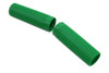 V-Twin - Green Grip Set Original Rib Style