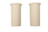 Wyatt Gatling #16-0021A - Driver Footpeg Rubber Set White