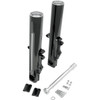 Performance Machine (PM) #0208-2056-BM - Fork Leg Kit - Black - Lower - Dual Disc - Contrast Cut - '08-'13