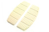 Wyatt Gatling #17-0414RW - Footboard White Mat Set