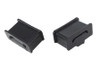 V-Twin #20193 - Muffler Mount Set Black Rubber