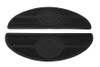 V-Twin - Half Moon Footboard Mat with Bullseye Design