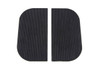 V-Twin #02430R3 - Mini Footboard Mat Set Black Rubber