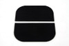 V-Twin #02430R3 - Mini Footboard Mat Set Black Rubber