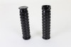 V-Twin #78078B - Black Grained Style Handlebar Grip Set