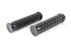 V-Twin #78078B - Black Grained Style Handlebar Grip Set