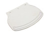V-Twin #28-0707 - Mud Flap Rubber White Plain