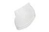 V-Twin #28-0707 - Mud Flap Rubber White Plain