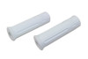 V-Twin - White Beck Plastic Grip Set