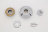 Colony - Front Axle Spacer Kit Smooth Style Chrome