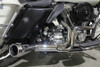 V-Twin #9094 - FLT Offset Megaphone 2:1 1-3/4 inch Exhaust Chrome with Chro