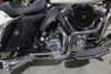 V-Twin #9094 - FLT Offset Megaphone 2:1 1-3/4 inch Exhaust Chrome with Chro