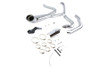 V-Twin - M8 2:1 Exhaust Header Set Chrome