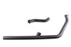 V-Twin #29-0147 *UPDATE - Kick or Electric Exhaust Header Kit Black