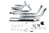 Ultima #60-366 - Ultima Dominator 2:1 Exhaust Header System Chrome