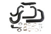 V-Twin - Wyatt Gatling 2 into 1 Exhaust Header Set Black