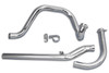 Paughco #735E - Dual Crossover Chrome Exhaust System