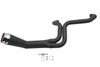 V-Twin - Cyclone 1-3/4 inch 2 into 1 Exhaust Header Set Black