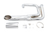 V-Twin #8280 - Wyatt Gatling Lake Style Exhaust System Chrome