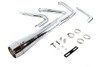 V-Twin #8751 - Wyatt Gatling Holeshot Exhaust Set Chrome