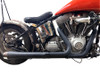 V-Twin #8760 - Wyatt Gatling Holeshot Exhaust Set Black