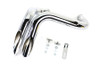 V-Twin #8913 - LAF Straight Down Drag Pipe Set Chrome
