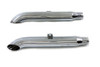 V-Twin #U08-0217 - Wyatt Gatling Turn Out Slip-On Muffler Set