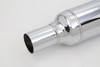 Wyatt Gatling #08-0195S - 22 inch Cigar Muffler Chrome