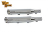 Wyatt Gatling #08-0209 - Wyatt Gatling Side Slash Slip-On Muffler Set Chrome