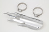 V-Twin #63057 - Chrome Flame Heat Shield