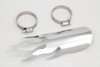 V-Twin #63057 - Chrome Flame Heat Shield