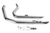V-Twin #7442 - Wyatt Gatling Exhaust Drag Pipe Set Down Slash Shorty